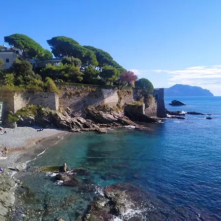 Daire Romantic Loft Sea View Nervi *