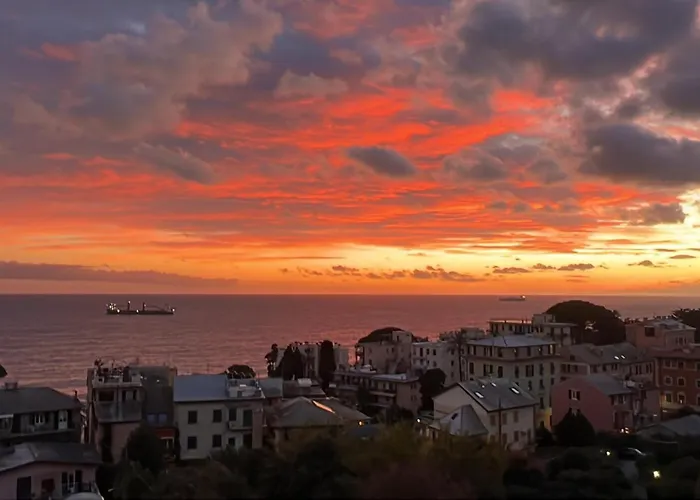 Romantic Loft Sea View Nervi Appartement Genua