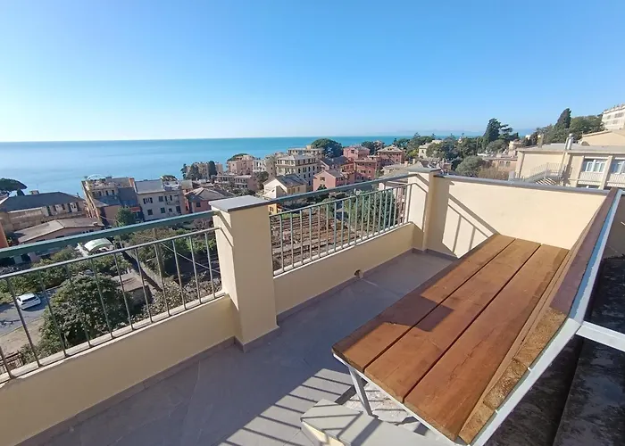 Romantic Loft Sea View Nervi Appartement