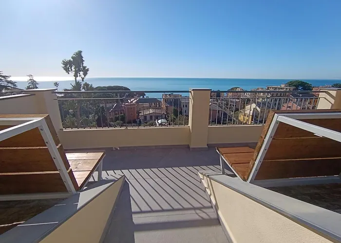 Romantic Loft Sea View Nervi Appartement Genua
